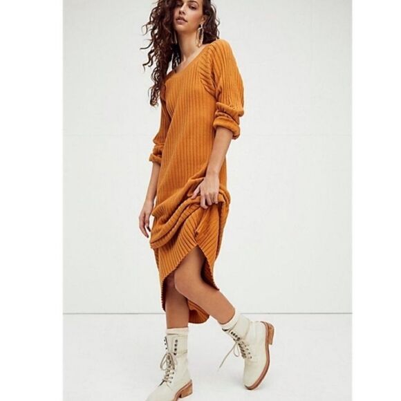 NEW FREE PEOPLE BEACH WALK ABOUT MAXI DRESS - Picture 1 of 2